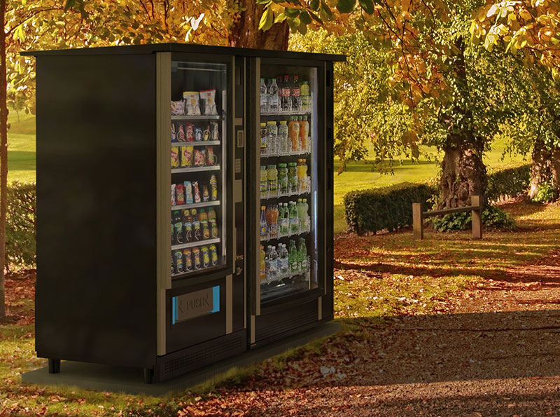 vending machine, distributeur automatique extérieur