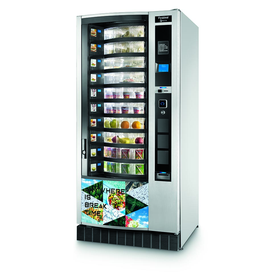 Distributeur automatique de produits frais et machines à pains